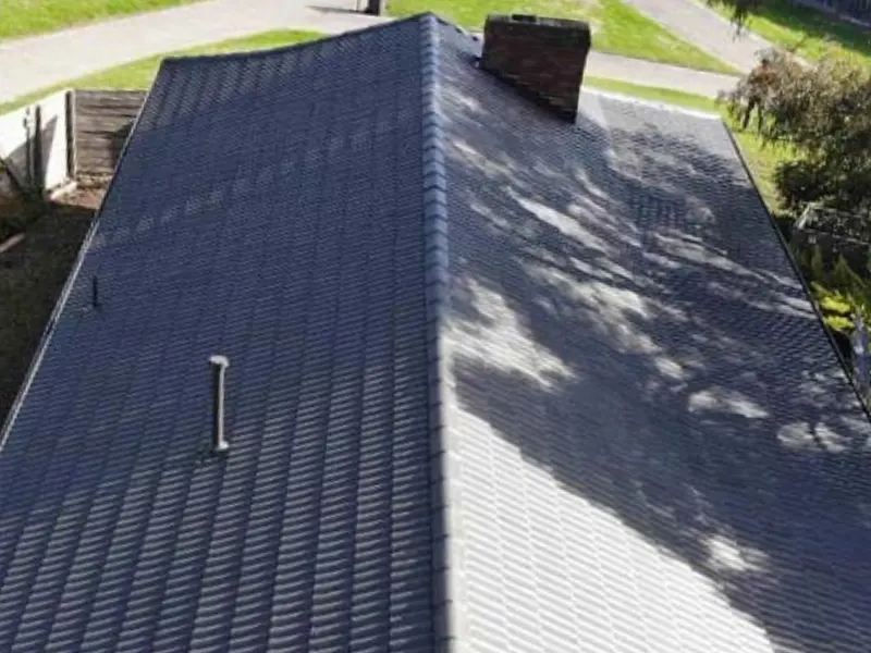 After roof cleaning and repointing in Melbourne